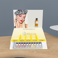 RECHII boîte de présentation de stockage de bouteilles de parfum de soin de la peau en acrylique pour magasin de produits de beauté boîte de support glorifiant d'huiles essentielles