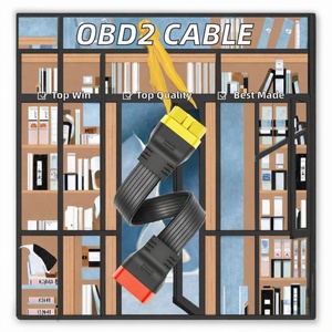 Cable de Extensión Plano OBD2 de 16 Pines de Alta Calidad, Interfaz de Diagnóstico Automotriz, Analizador de Motor, Herramienta de Diagnóstico para Automóviles - Product Image 2