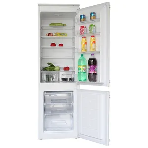 Frigorifero e Congelatore da Incasso a Doppia Porta <span class=keywords><strong>con</strong></span> Congelatore Superiore Bianco - Product Image 1