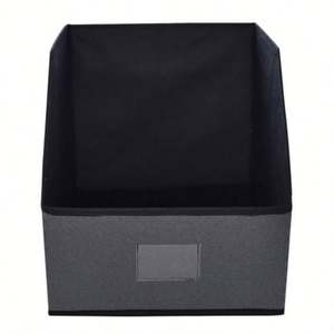 Organisateur de fichiers pliable en tissu grande capacité en gros, boîte de rangement pour la maison et le bureau, design fonctionnel, Caja De Almacenaje - Product Image 3