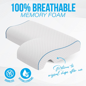 <span class=keywords><strong>Almohada</strong></span> de Espuma Viscoelástica Ergonómica Antipresión <span class=keywords><strong>para</strong></span> Parejas <span class=keywords><strong>con</strong></span> Orificio <span class=keywords><strong>para</strong></span> el <span class=keywords><strong>Brazo</strong></span>, Ideal <span class=keywords><strong>para</strong></span> Abrazarse, Alivio del Dolor de Cuello y Hombros - Product Image 4