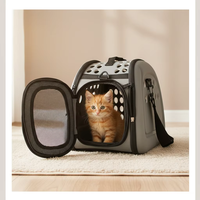 Nouveaux Transporteurs Souples pour Animaux de Compagnie 2026, Approuvés par les Compagnies Aériennes, en EVA Durable, avec Fermeture Éclair Classique et Motif Animalier, pour Chats, Chiens et Petits Animaux