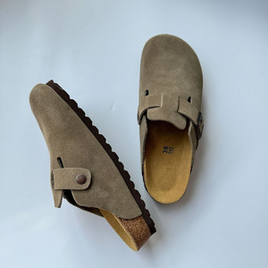 Birkenstocks Sandalias cerradas de cuero de vaca de alta calidad Zuecos de mulas para exteriores para Primavera Verano Ocio Plataforma de goma cómoda - Product Image 3