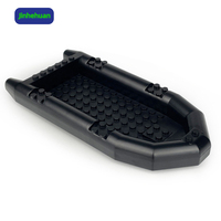 Bateau en caoutchouc noir MOC, figurines de soldats de l'armée, modèle de canot de sauvetage, briques de jouets, accessoires de bricolage, kit de scène militaire, ensemble de blocs de construction