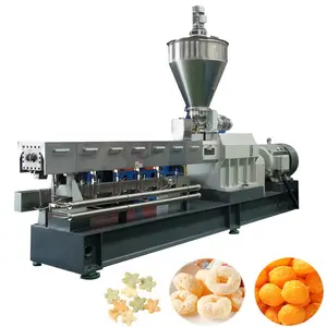Lezzetli ve popüler pirinç patlaklı kek makinesi aperatif yiyecek üretim hattı gıda makinesi