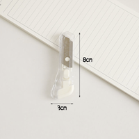 Art coloré Mini diapositives rétractable couteau utilitaire ouvre-lettre couteaux de poche pour la coupe