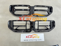 Kit carrosserie en plastique ABS pour BMW G87 M2, comprenant un pare-chocs avant, des jupes latérales, un diffuseur arrière, un aileron, des conduits d'air et une calandre.