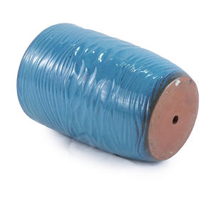 Maceta de Cerámica Esmaltada Azul Cielo con Textura de Olas del Océano, Ecológica, Duradera, para Interiores y Exteriores, Jardinera de Terracota, Decoración del Hogar - Product Image 5