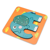 Jeu de puzzle éducatif en bois 3D Montessori pour enfants de 2 ans et plus