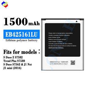 Populaire Verkoop 1500Mah Li-Ion Oplaadbare Batterij Eb425161lu Voor Samsung Galaxy J1 Mini I8160 S7572 Vervangende Batterij - Product Image 2