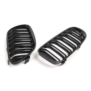 Calandre double ligne BMW noir brillant pour coupé E92 2010-2014, pare-chocs en plastique ABS, pièce de rechange, numéro de pièce 51137254967 - Product Image 3
