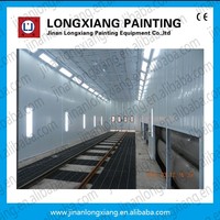 Cabine de peinture automobile grande capacité Longxiang LX-90A avec fonction de séchage, ventilateur d'extraction 20000m/h, brûleur diesel 260000kcal/h, certifiée CE, intelligente