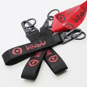 Bulk Customizable Soccer Fans Merchandise & Athletic Club Promotional Giveaways Wholesale Custom Logo Nylon Tactical <b>Key</b> Straps - Product Image 1