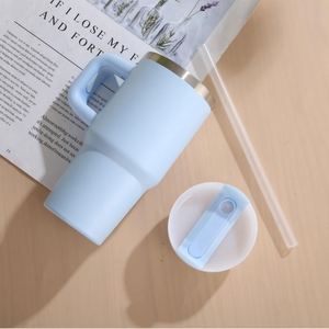 Vaso Infantil Clásico de 14 Onzas con Asa, Botella de Agua de Viaje de Acero Inoxidable de Doble Pared, Mini Termo Aislado - Product Image 2