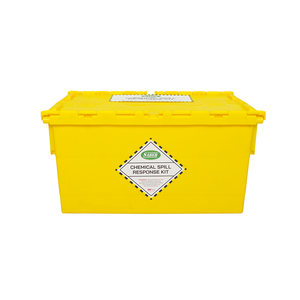 Kit anti-déversement de produits chimiques robuste SABER 45 litres avec conteneur haute résistance, kit d'urgence chimique robuste avec conteneur rigide - Product Image 1