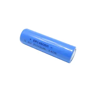 Enbar plat Primaire batterie au lithium Enbar ER14505 3.6v 2400mAh aa batterie