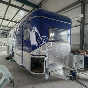 Remorque de chargement de 3 <span class=keywords><strong>chevaux</strong></span> personnalisée, remorque de camping-Car flottante pour cheval Standard australien pour <span class=keywords><strong>voiture</strong></span> de transport d'animaux - Product Image 4