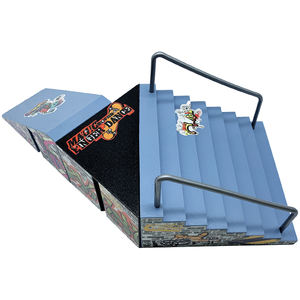 Finger <span class=keywords><strong>Skate</strong></span> Park <span class=keywords><strong>Mini</strong></span> <span class=keywords><strong>Skate</strong></span> board accessories combinaison Ultimate Finger <span class=keywords><strong>Skate</strong></span> Park Kit rampes Parts Training Game Kit Table <span class=keywords><strong>de</strong></span> bureau - Product Image 3