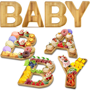 Grand <span class=keywords><strong>plateau</strong></span> <span class=keywords><strong>de</strong></span> service en bambou pour la nourriture <span class=keywords><strong>de</strong></span> bébé, 4 pièces, <span class=keywords><strong>plateau</strong></span> à charcuterie en bois, <span class=keywords><strong>plateau</strong></span> à lettres, <span class=keywords><strong>plateau</strong></span> à gâteaux, <span class=keywords><strong>plateau</strong></span> à <span class=keywords><strong>fromage</strong></span> pour <span class=keywords><strong>anniversaire</strong></span> - Product Image 1