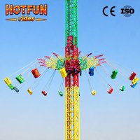 Équipement d'amusement extérieur de grande taille certifié CE, Tour de chute libre Sky Flyer pour parcs commerciaux