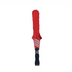 Parapluie pliable à revêtement argenté rouge anti-UV, protection contre le soleil et la pluie, avec poignée en EVA, coupe-vent - Product Image 3