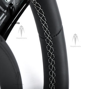 เหมาะสำหรับ <span class=keywords><strong>Volkswagen</strong></span> Golf7.5 GTI MK7 GTS GTD GTE R-Line Golf7 GLI POLO Passat Jetta MK6อัพเกรด Golf6พวงมาลัยหนังแบบเต็ม - Product Image 4