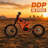 Moto électrique tout-terrain haute vitesse pour adultes DDP porte-à-porte 8000W 72V 40AH SLMD 2X en stock