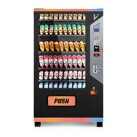 Máquina Expendedora Inteligente de Bebidas y Aperitivos, Pantalla Pequeña con Teclado y Función SDK para Dispensar Refrescos Fríos