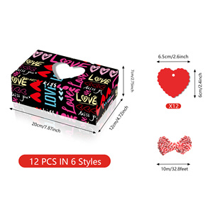 Nueva llegada ventana Día de San Valentín amor caramelo pastelería paquete de regalo caja - Product Image 3