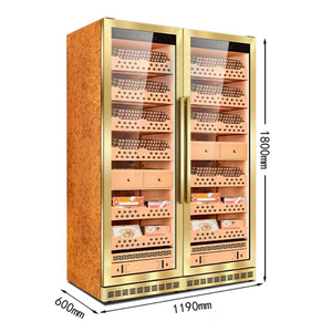 3000-5000 PCS Armoire Humidificateur Électrique à Double Porte à Double Zone de Grande Capacité avec Étagères en Cèdre Espagnol - Product Image 1
