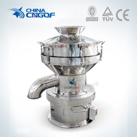 Petit modèle de tamis vibrant pour criblage de farine tamis de poudre alimentaire tamisage de filtre de vibration liquide Machine à tamis vibrant circulaire