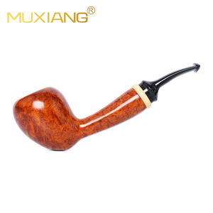 MUXIANG Tobacco Pipe Bent Type Handmade Wood Smoking Pipe For Men Collection - Product Image 2