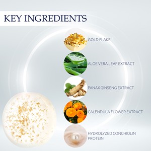 Savon pour le visage japonais de luxe en or Soin de la peau Nettoyant solide hydratant pour les femmes Vente en gros Produit cosmétique de soin de la peau - Product Image 3