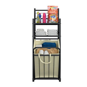 Arier-tendedero para <span class=keywords><strong>el</strong></span> hogar, cesta <span class=keywords><strong>de</strong></span> Metal Popular, Bolsa multiusos, cesto <span class=keywords><strong>de</strong></span> lavandería plegable - Product Image 6