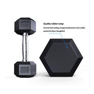 Fitness-Gewichte <span class=keywords><strong>Hantel</strong></span> Sechseckige Gummi-<span class=keywords><strong>Hex</strong></span>-Hanteln Sets - Product Image 3