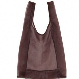 Nueva Bolsa de Compras Personalizable con Diseño Floral, de Organza Ligera, Suave y Duradera, con Encaje, de Lujo, para Mujer - Product Image 1