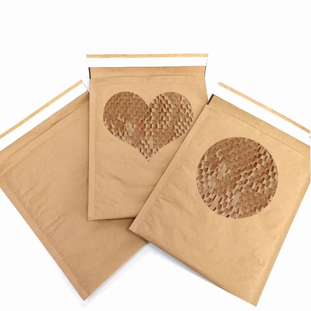 Eco Friendly Kraft Paper Bag Making Machine Padded Courier Delivery Envelope Honeycomb