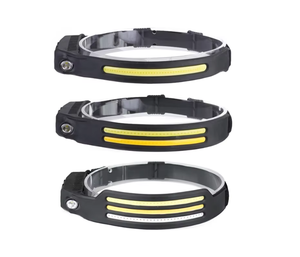 Motion Sensor Frontal Linternas De Cabeza COB Head Lamp Torch All <b>Perspectives</b> Induction Rechargeable Led Headlamp FX-HP002A Hea - Product Image 1