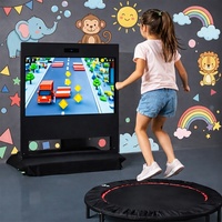 Trampoline interactif à détection de mouvement pour les enfants, jeu dans le parc d'attractions