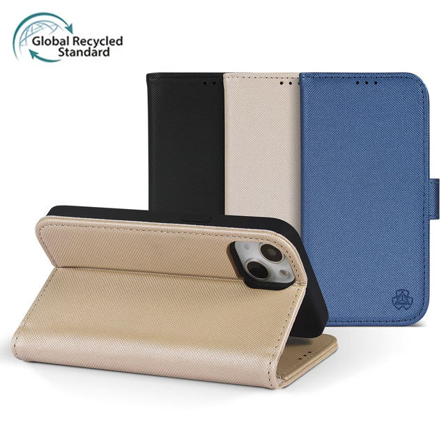 Recycled Plastic Material Sustainable Eco Friendly Products Magnetic Card Holder Wallet Mobile Phone case  for iphone 17 Pro Max