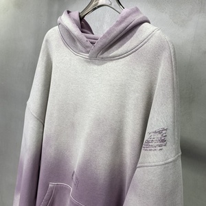 OEM de Alta Calidad, Vintage, Efecto Desgastado por el Sol, Oversize, 380 g/m², Felpa Francesa, Invierno, 100% Algodón, Serigrafía Personalizada, Lavado Monkey - Product Image 4