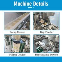 Emballage rotatif entièrement automatique de tacos de fromage de brocoli de nourriture préfabriquée Machine de remplissage de soupe de boeuf et de légumes