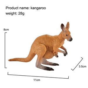 Modèles d'animaux simulés : Bison, Léopard, Lynx, Hippopotame, Ours – Ornements pour enfants, ensemble <span class=keywords><strong>de</strong></span> jouets éducatifs sur la faune sauvage - Product Image 2