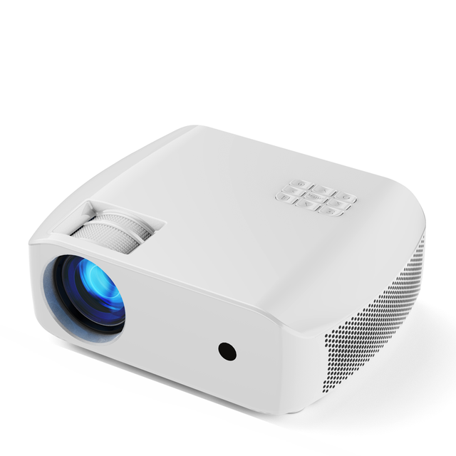 Factory Wholesale Price F10 Mini Led Projector 2800 Lumens Black White Portable Multimedia Projector Beamer for Home Theater
