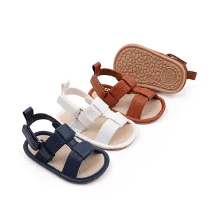 עיצוב פשוט ומגניב נעלי קיץ לתינוק יילוד סנדלי ילד 2024