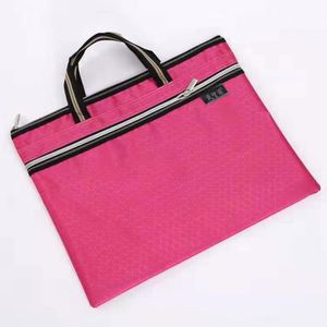 Football Print Oxford Waterproof Double-Layer Office Briefcase with Zipper for Meeting <b>Materials</b> and Document Files - Product Image 6