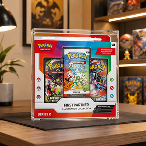 Protection UV à 99 %, Poke TCG First Partner Illustration Collection S2, boîte <span class=keywords><strong>de</strong></span> présentation en acrylique avec couvercle magnétique robuste - Product Image 2