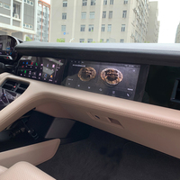 Para Porsche Taycan 2019-2025 Pantalla de copiloto de coche con Android Auto Carplay BT Multimedia Panel de entretenimiento de pasajeros REPRODUCTOR DE DVD