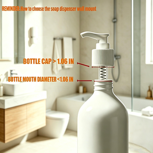 Self Adhesive Wall Mount Liquid <b>Soap</b> Dispenser <b>Holder</b> Stainless Steel Shampoo Dispenser <b>Holder</b> <b>Soap</b> Bottle <b>Holder</b> - Product Image 4