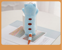 Vente en gros de mini porte-clés en peluche Kawaii chat long mignon jouets en forme de chat jouets en peluche sac pendentifs accessoires